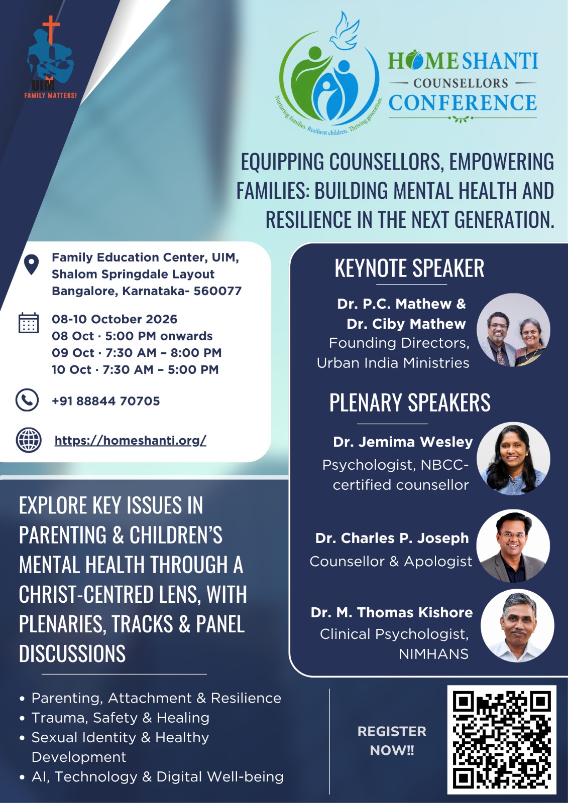 HomeShanti Counsellors Conference 2026 — Equipping Counsellors, Empowering Families